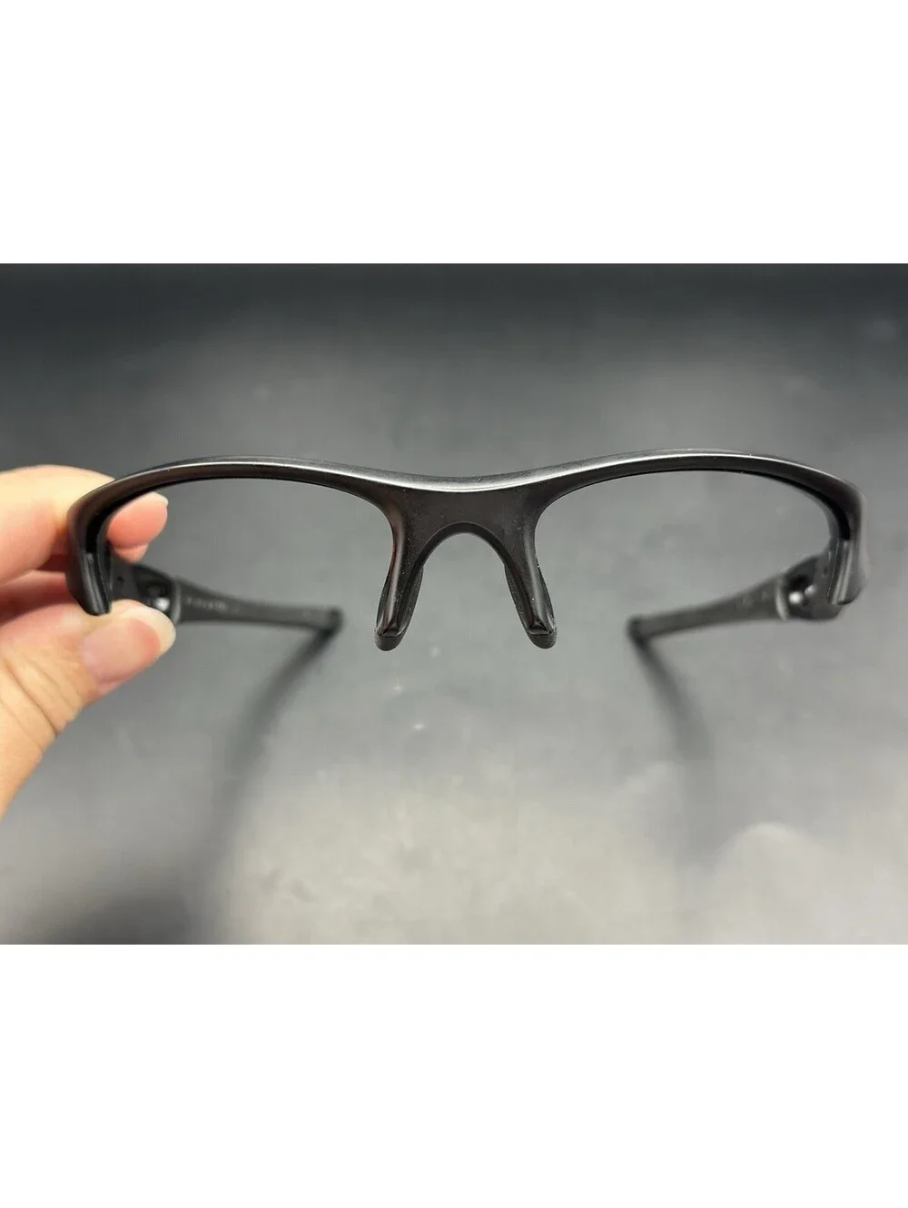 Oakley Flak Jacket Matte/Polished Black Frame 12-900